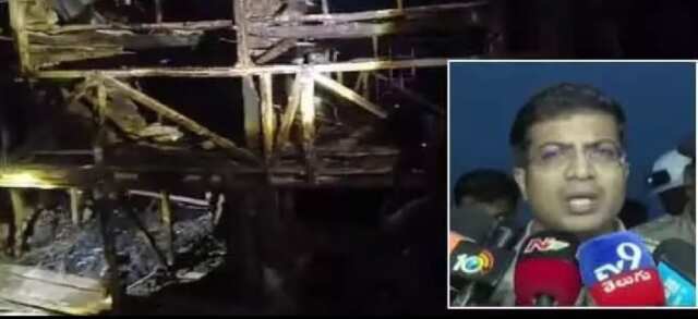 బైక్ వల్లే బస్సు ప్రమాదం: ఎస్పీ విక్రాంత్