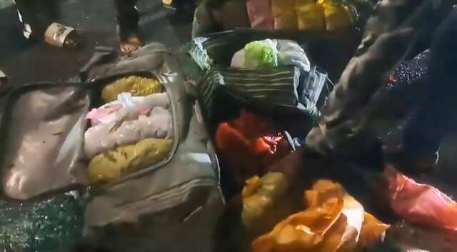 టోల్ ప్లాజా వద్ద 100 కిలోల గంజాయి 