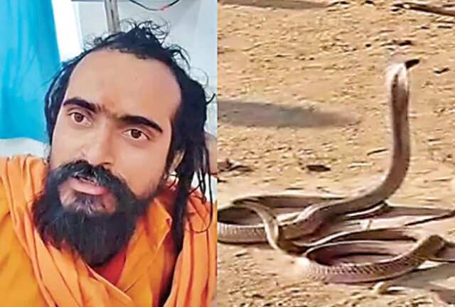 3 త్రాచు పాములతో ఆస్పత్రికి వెళ్లిన రోగి