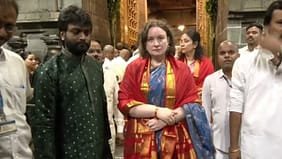 తిరుమల శ్రీవారిని దర్శించుకున్న అన్నా లెజినోవా