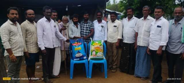 మృతుడి కుటుంబానికి అండగా బీఆర్ఎస్ నాయకులు